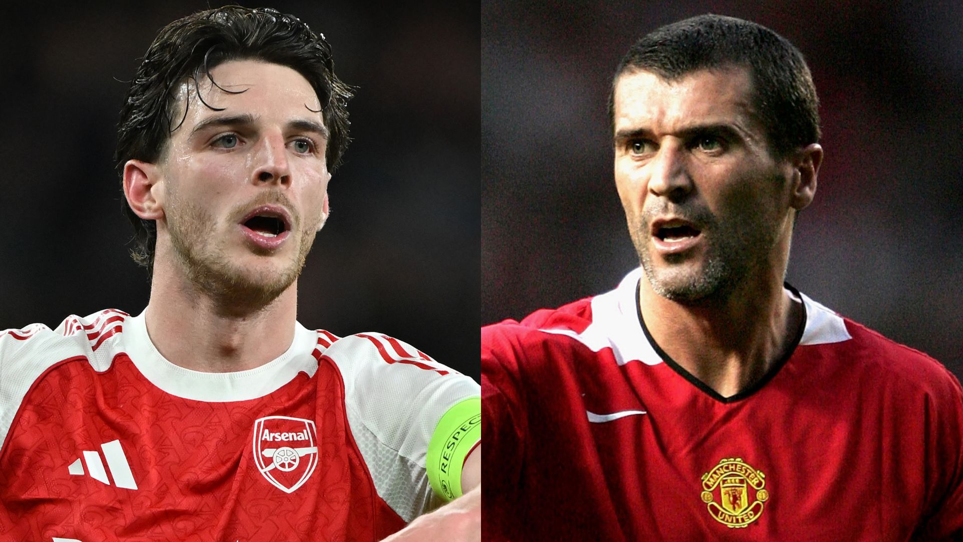 Declan Rice Roy Keane