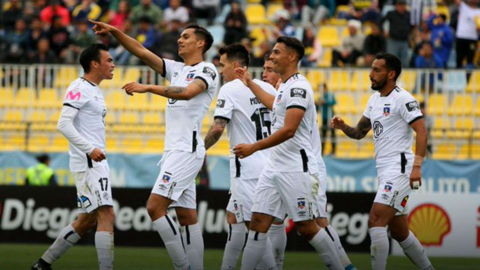 121019 Everton Colo Colo Carlo Villanueva Gabriel Suazo Ronald de la Fuente Iván Morales Pablo Mouche