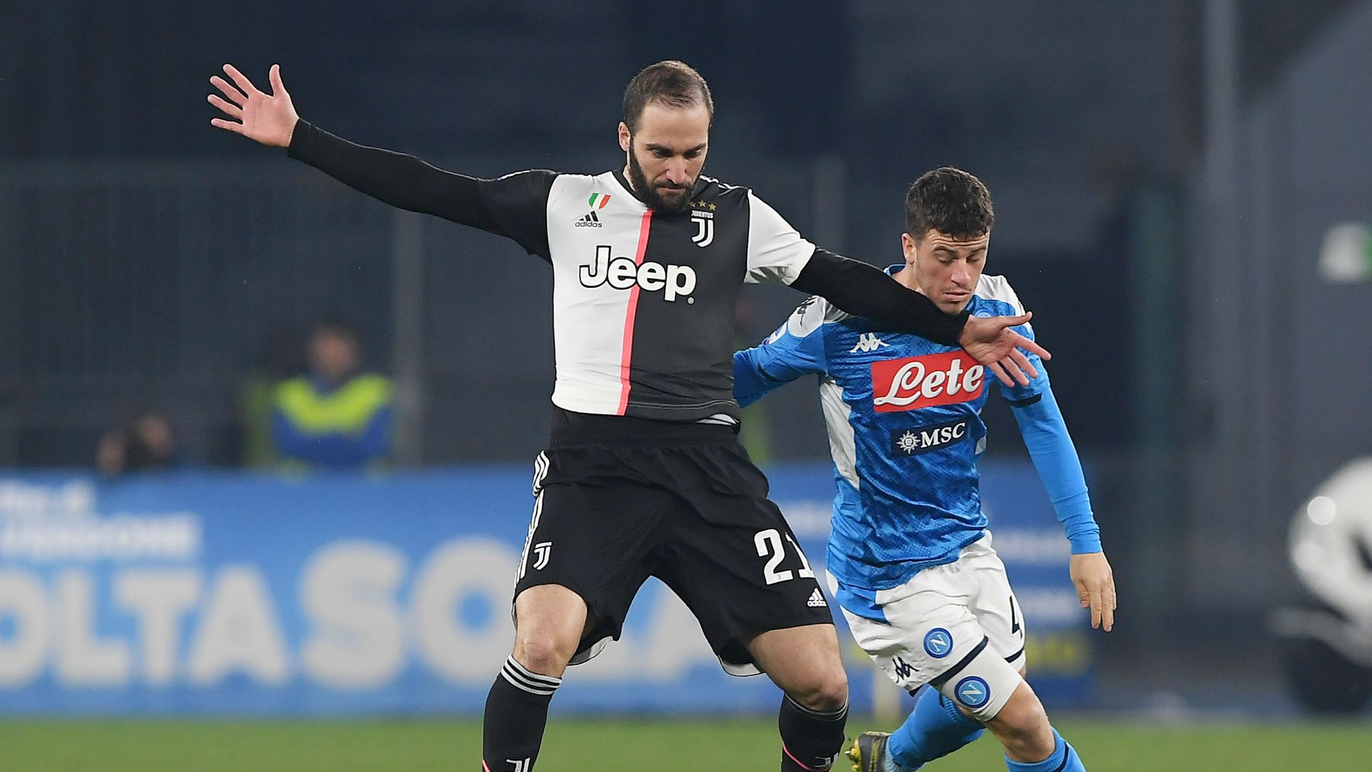 Diego Demme Gonzalo Higuain Napoli Juventus