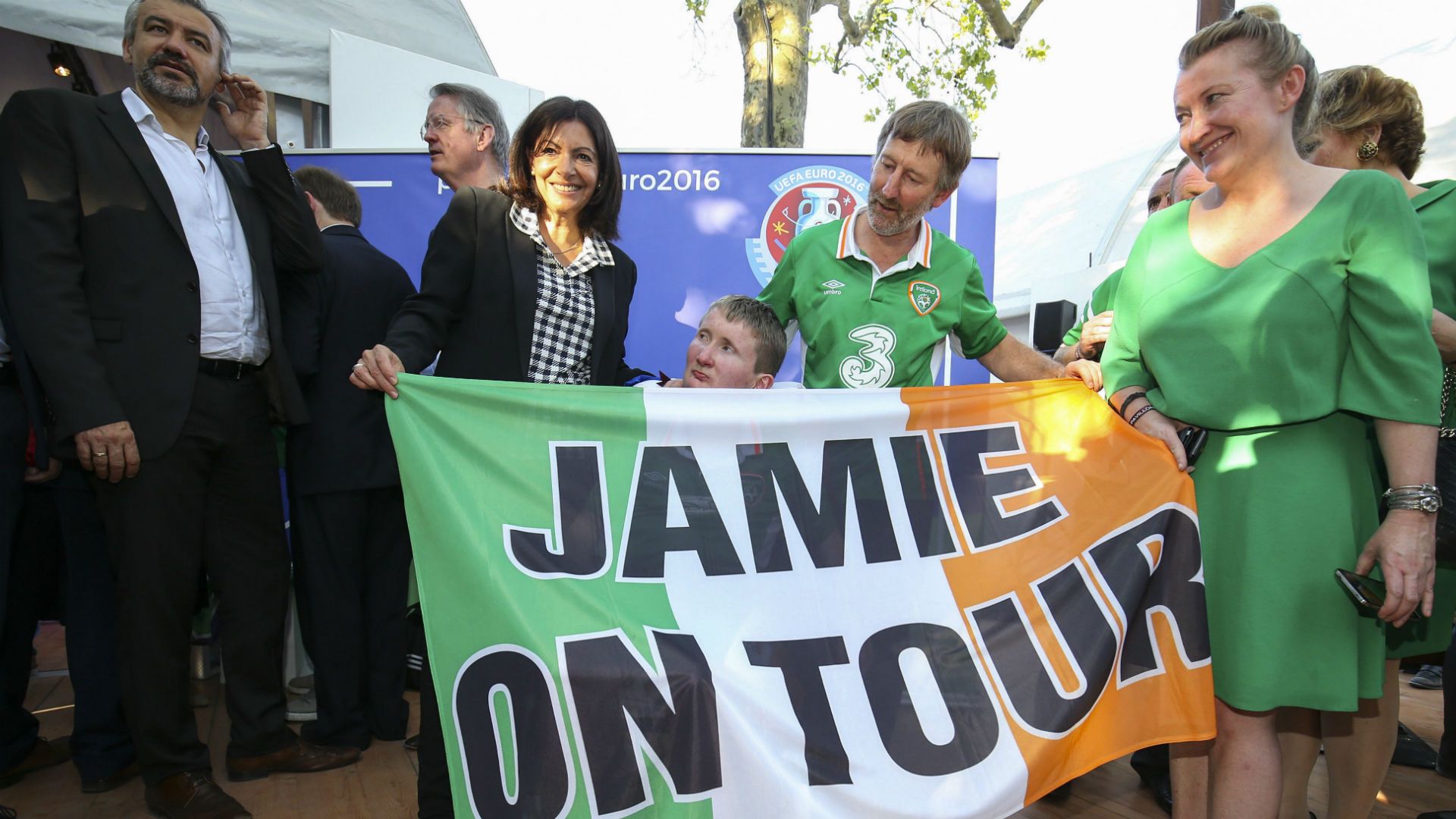 Republic of Ireland fan Jamie Monaghan 07072016