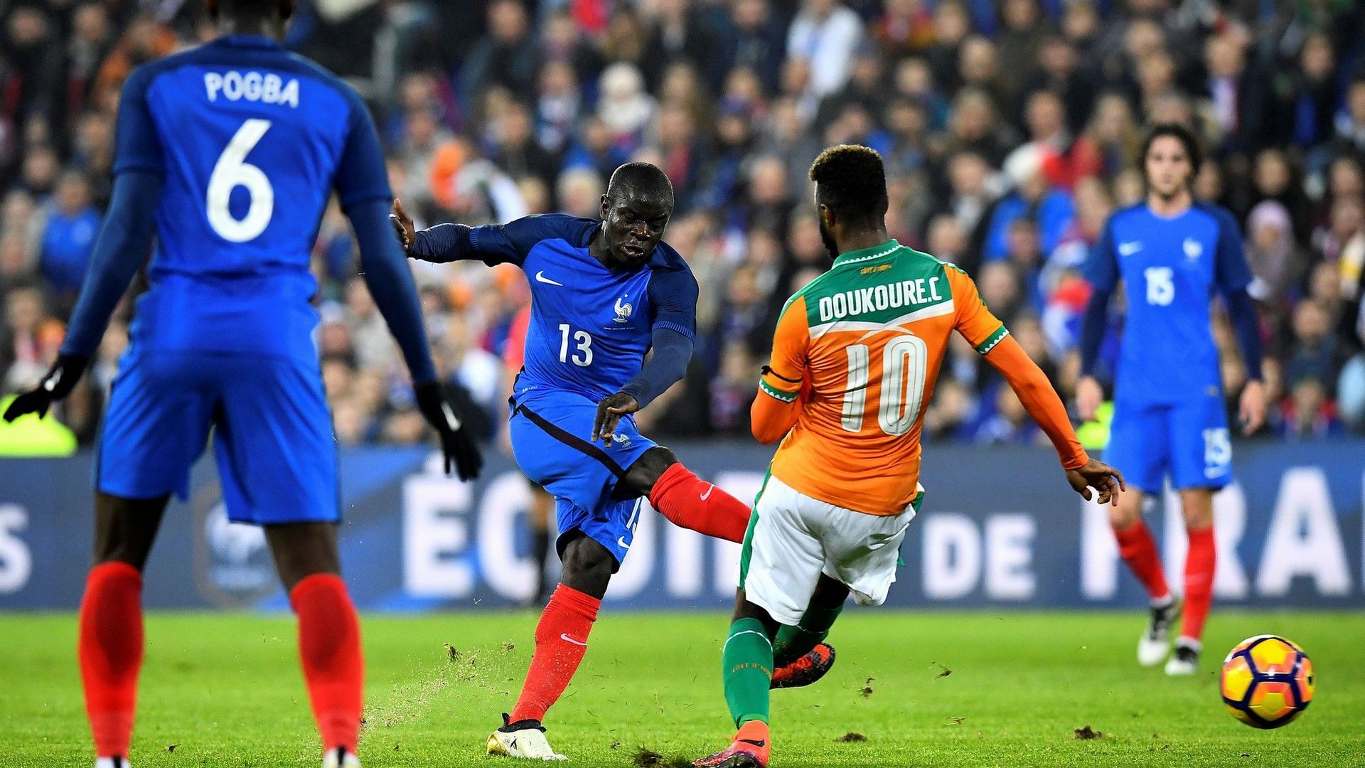 NGolo Kante France Ivory Coast Friendly 15112016