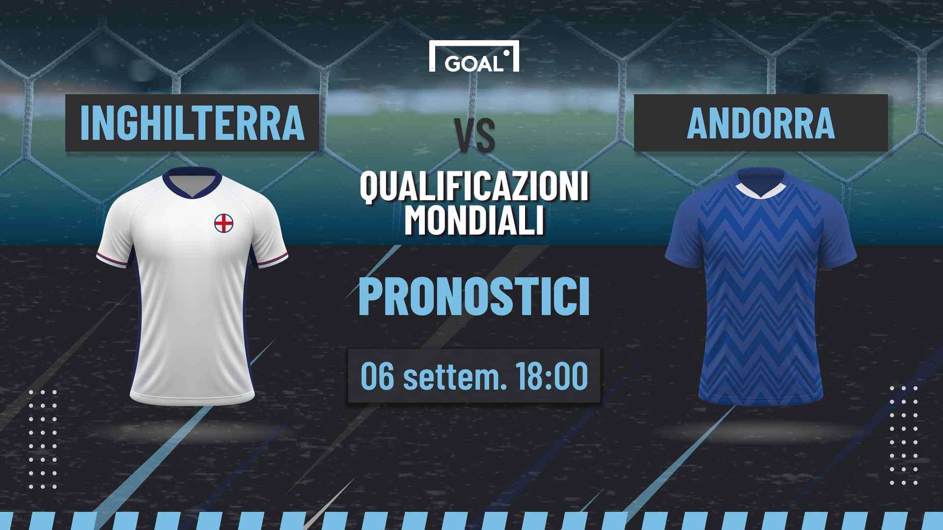 pronostici Inghilterra - Andorra