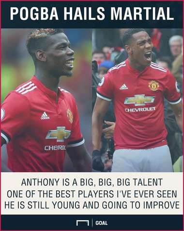 Paul Pogba Anthony Martial Manchester United one of the best