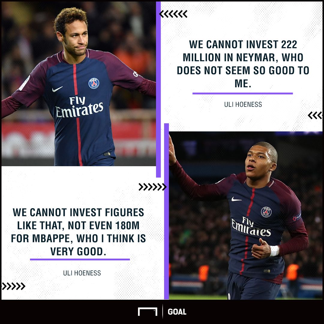 Uli Hoeness Neymar not that good
