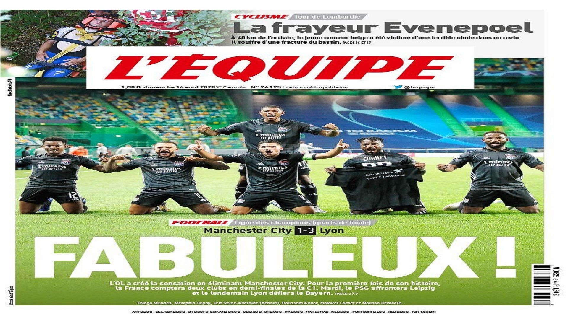 16 August L'Equipe