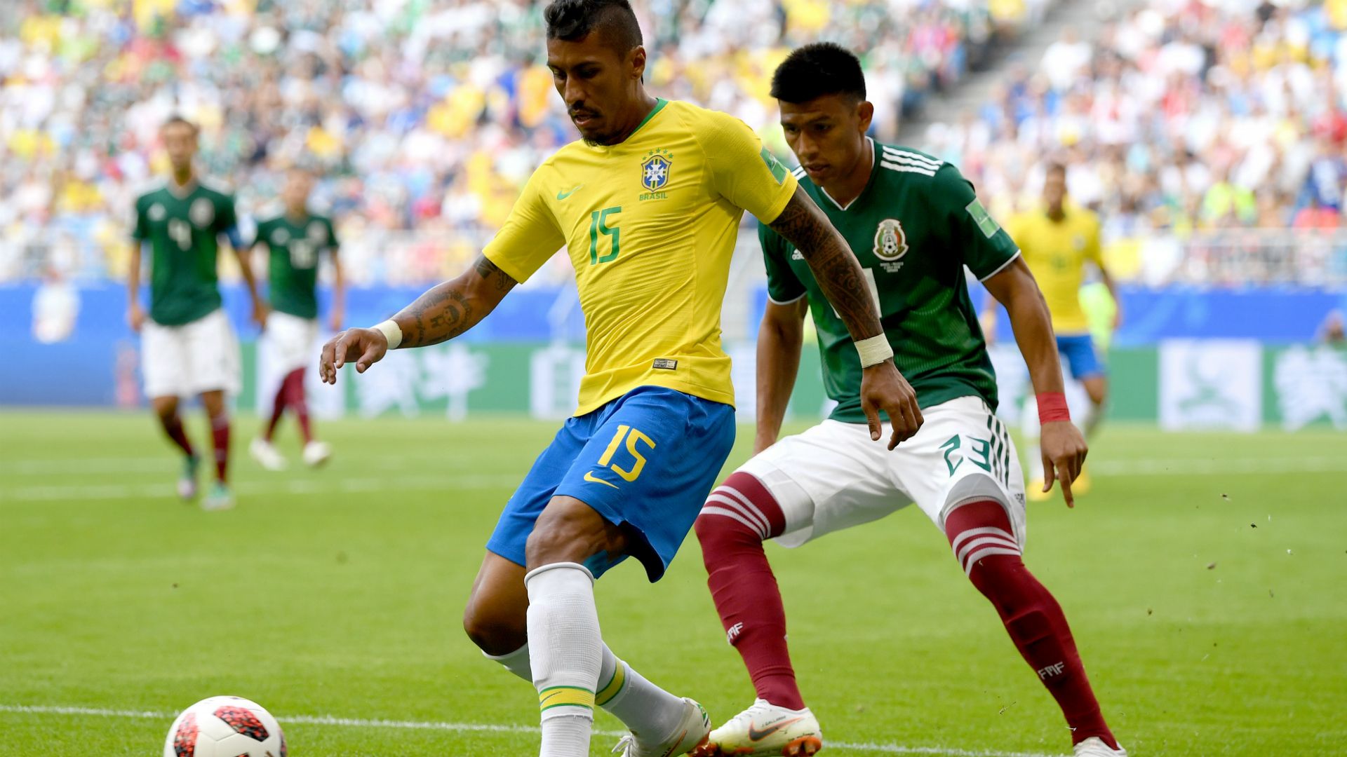 Paulinho I Brasil México I 02 07 18 I Copa do Mundo