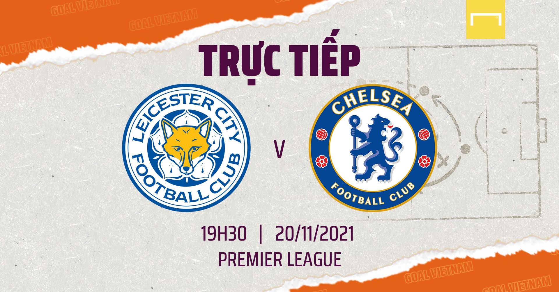 Live Leicester City vs Chelsea 2021/22 Premier League GFX