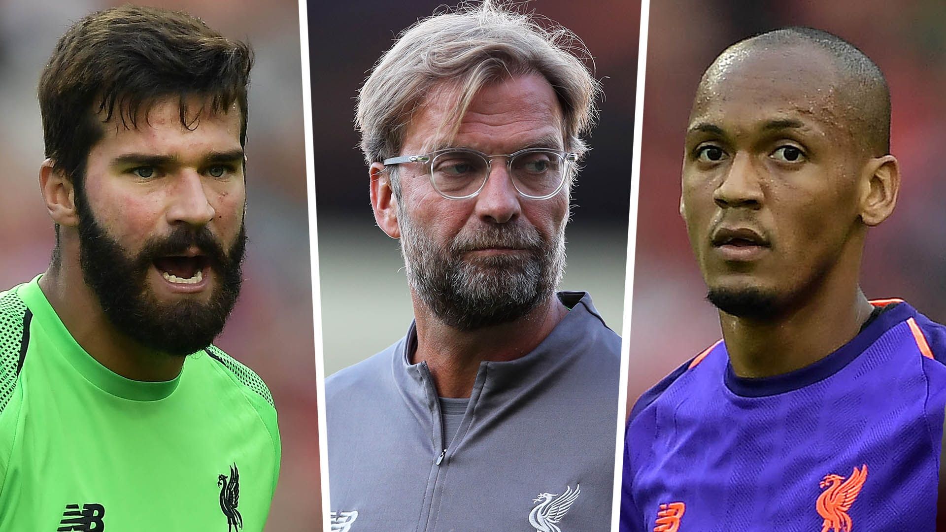 Alisson Becker Jurgen Klopp Fabinho Liverpool 2018-19