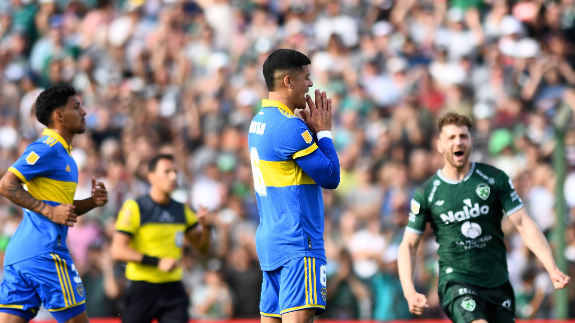 marcos rojo boca sarmiento torneo de la liga 12102022