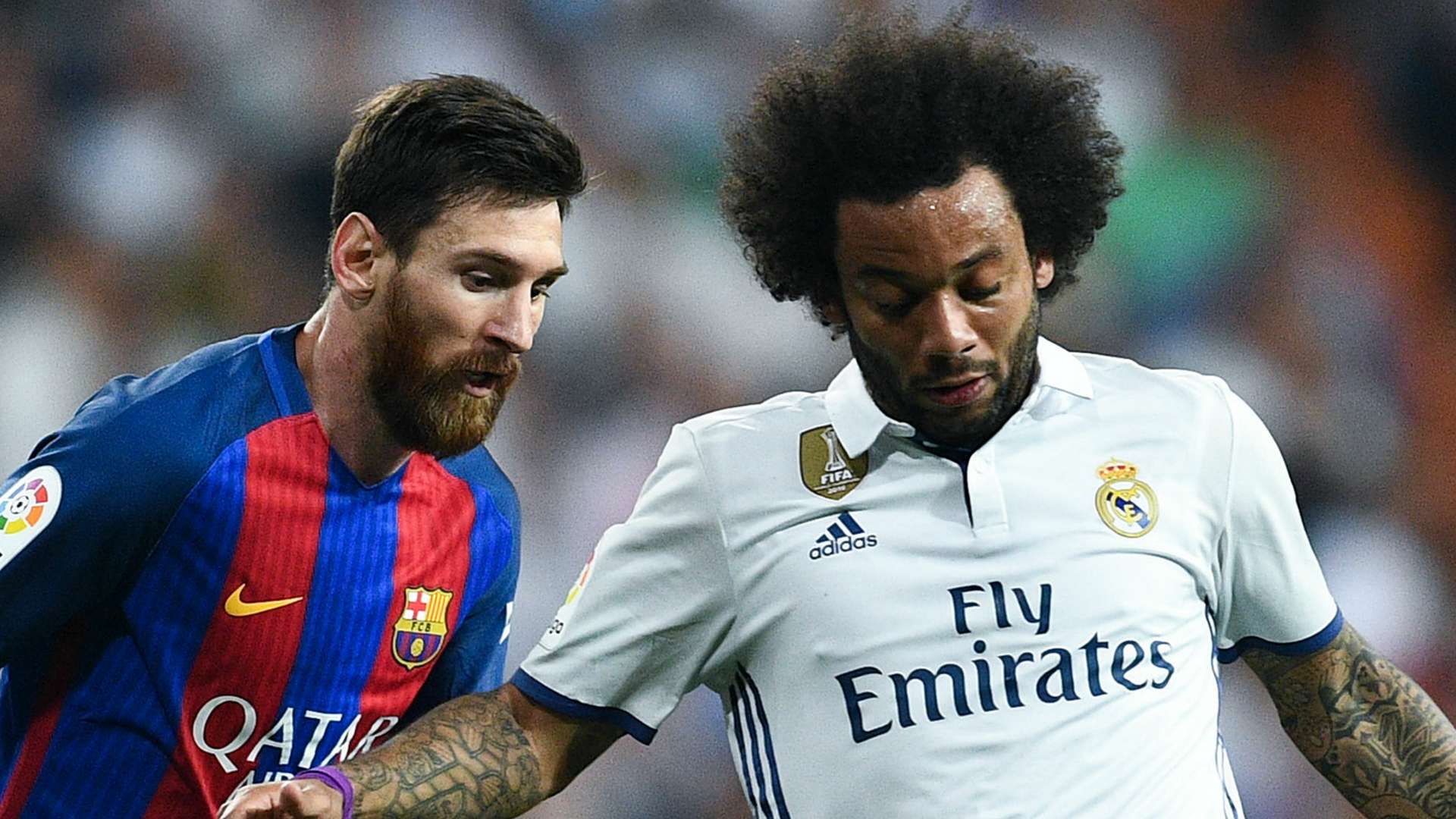 Lionel Messi Marcelo Barcelona Real Madrid