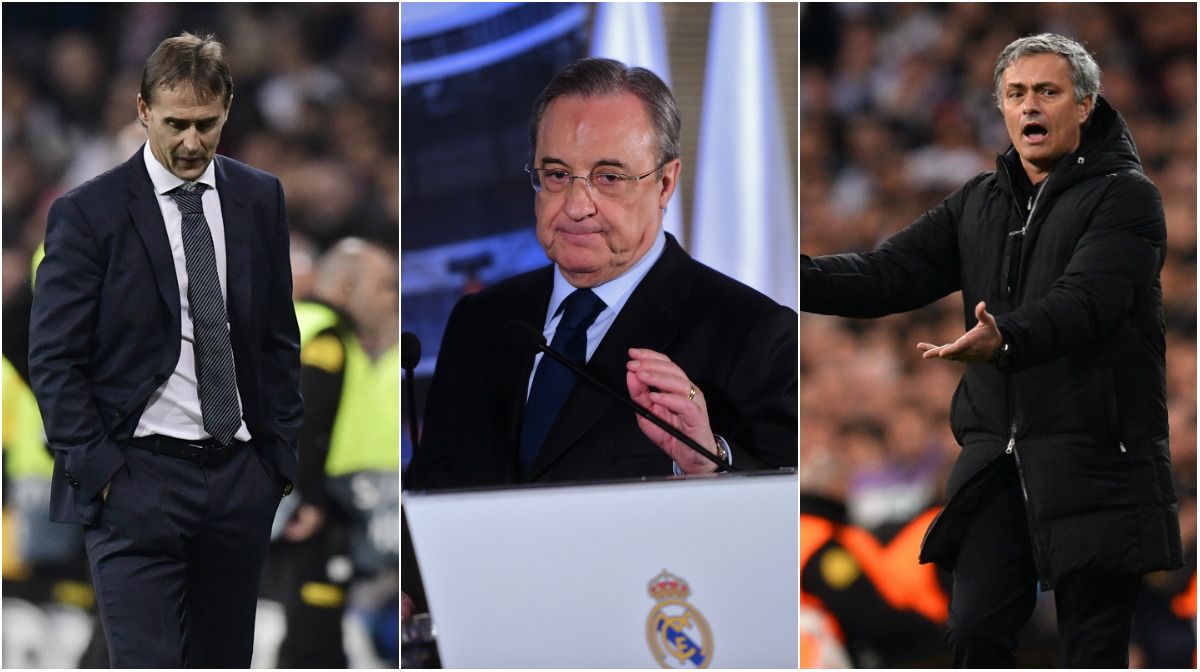 GFX Collage Real Madrid Perez Lopetegui Mourinho