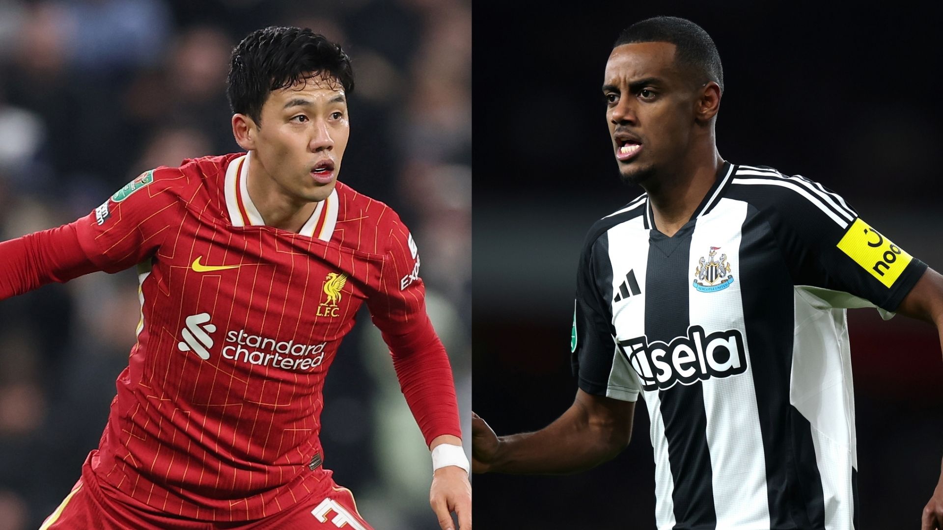 Wataru Endo Liverpool Alexander Isak Newcastle