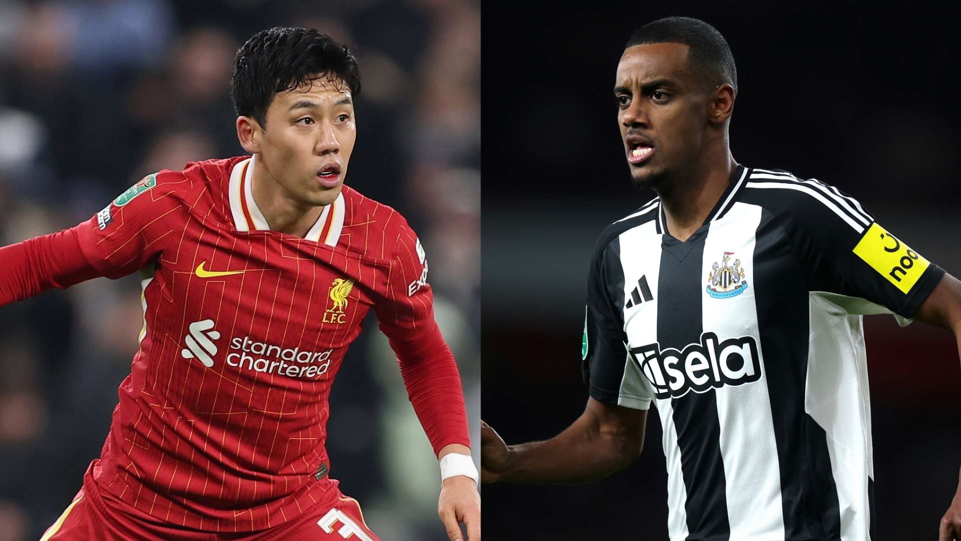 Wataru Endo Liverpool Alexander Isak Newcastle