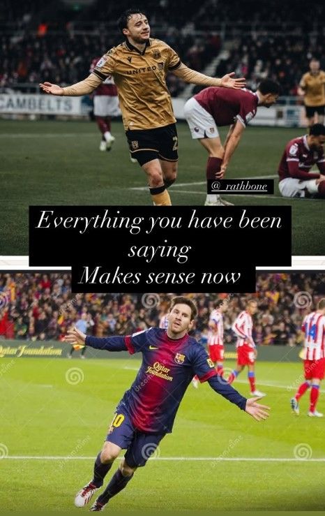 Ollie Rathbone Lionel Messi Steven Fletcher