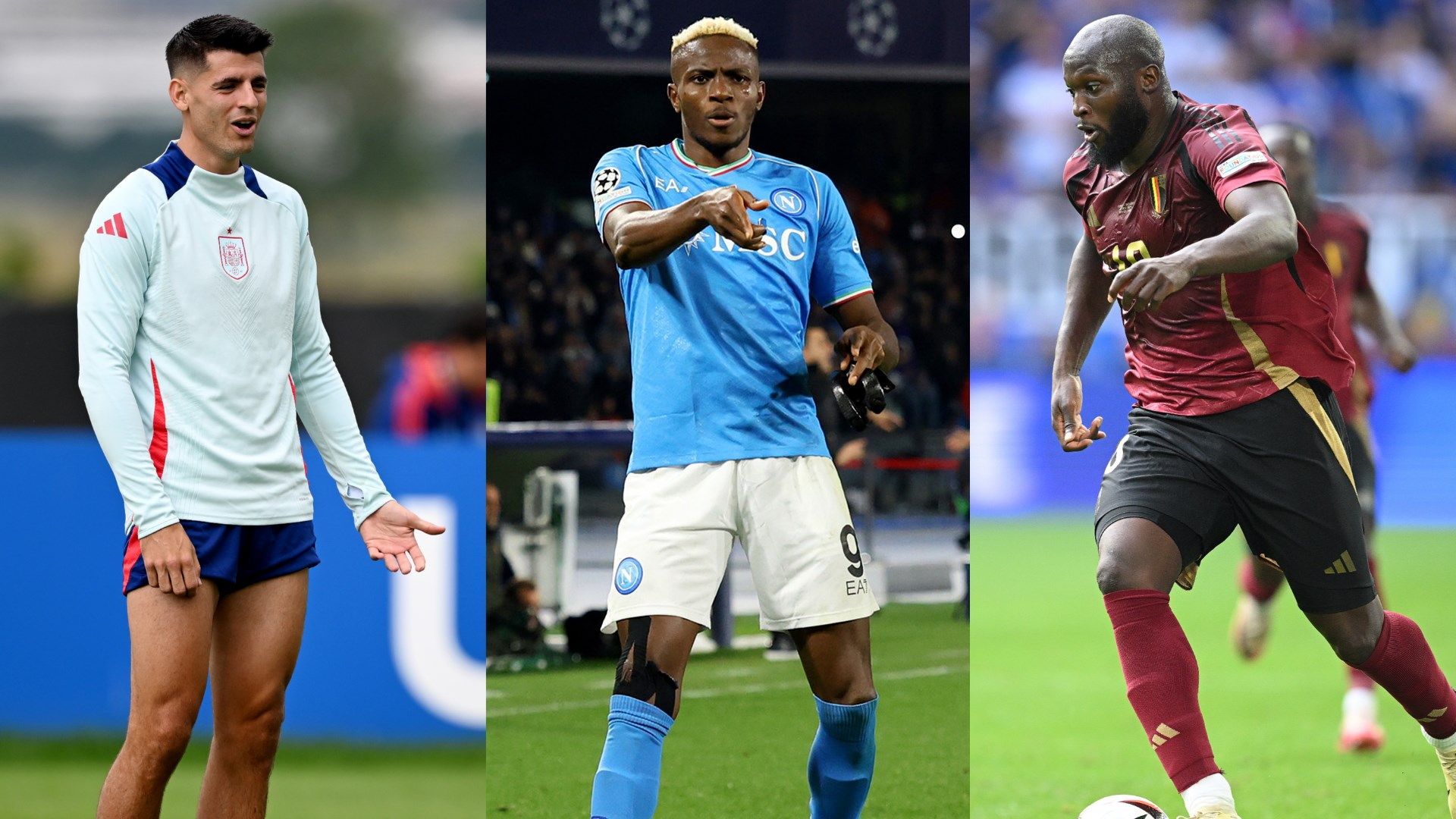 Morata Osimhen Lukaku