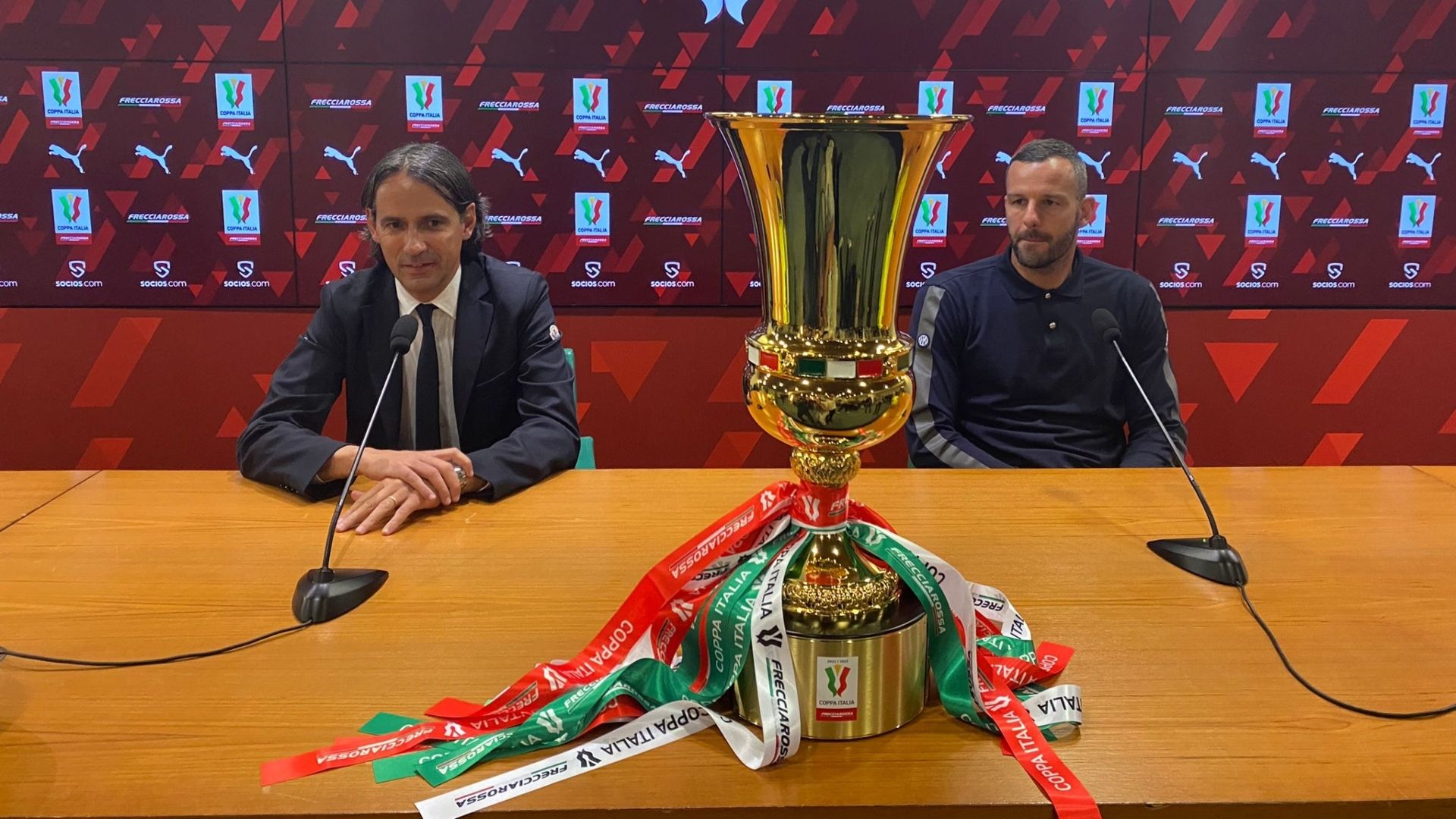Simone Inzaghi Samir Handanovic Fiorentina Inter Coppa Italia final press conference 23052023
