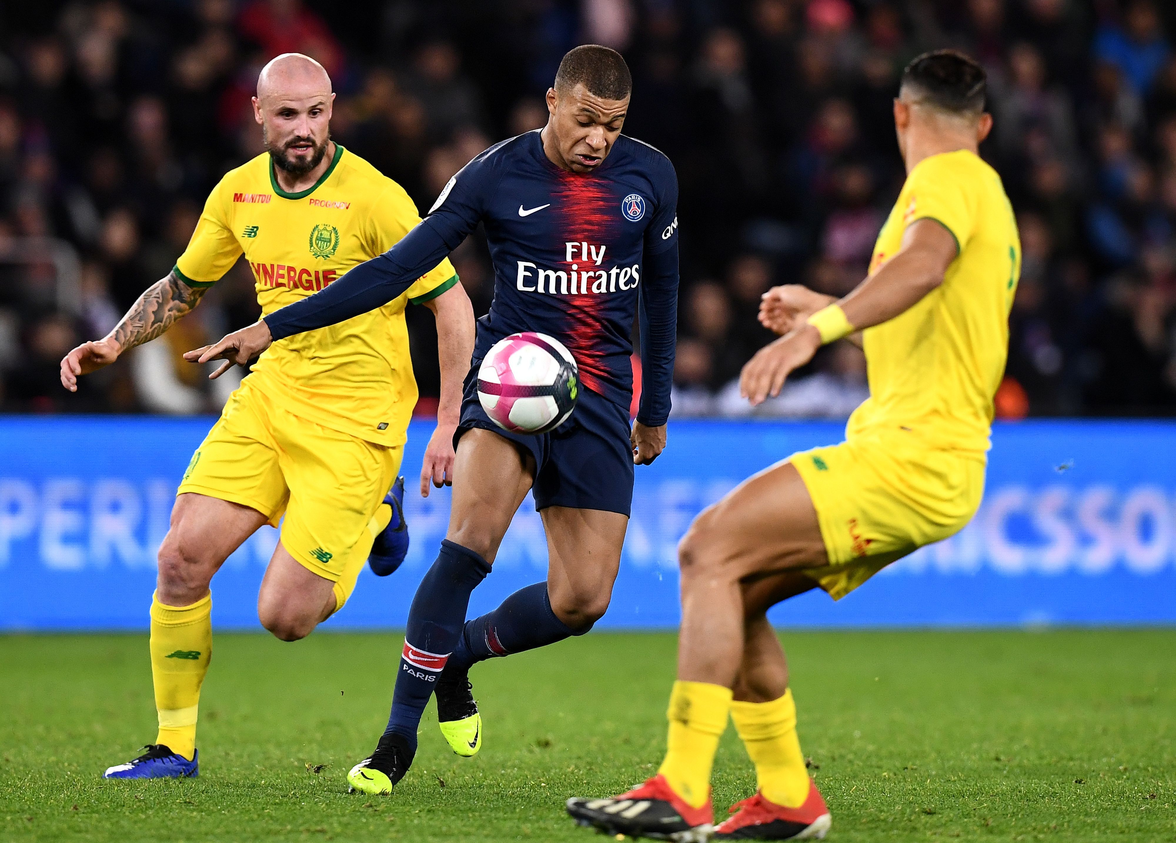 Kylian Mbappe Ligue 1 PSG nantes 22122018.jpg