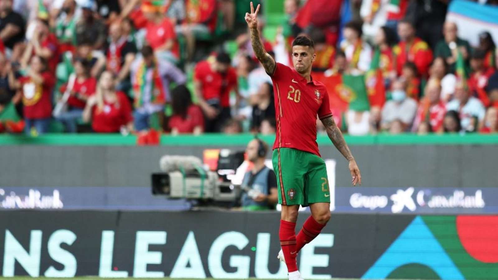 Joao Cancelo, Portugal vs. República Checa
