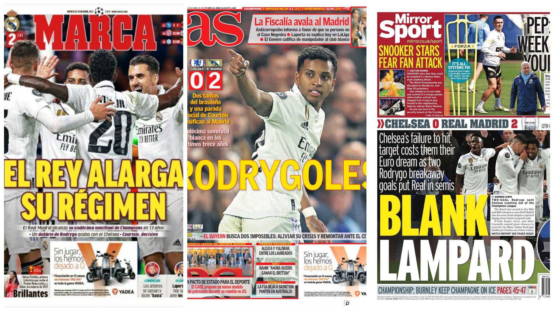 Las portadas 19 de abril 2023