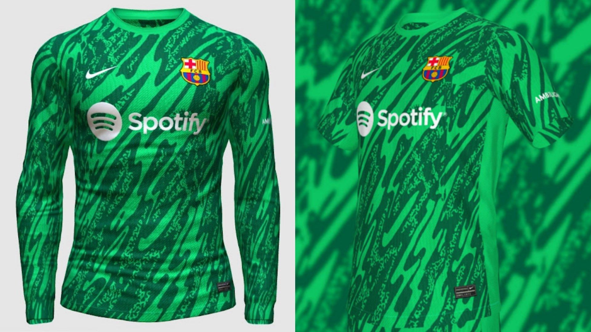Possible Barcelona 2024-25 goalkeeper kit