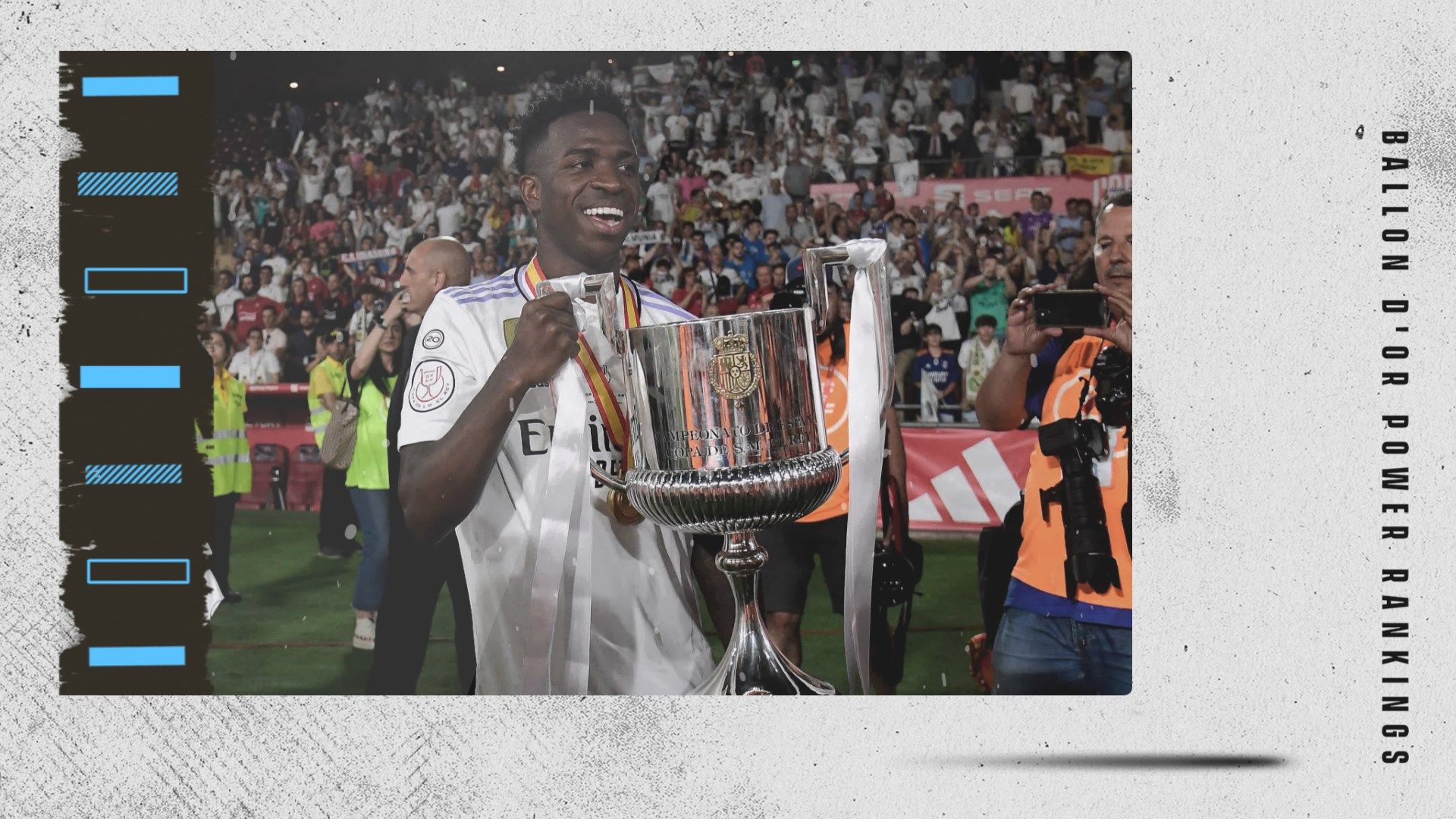 Vinicius Junior Ballon d'Or Rankings GFX