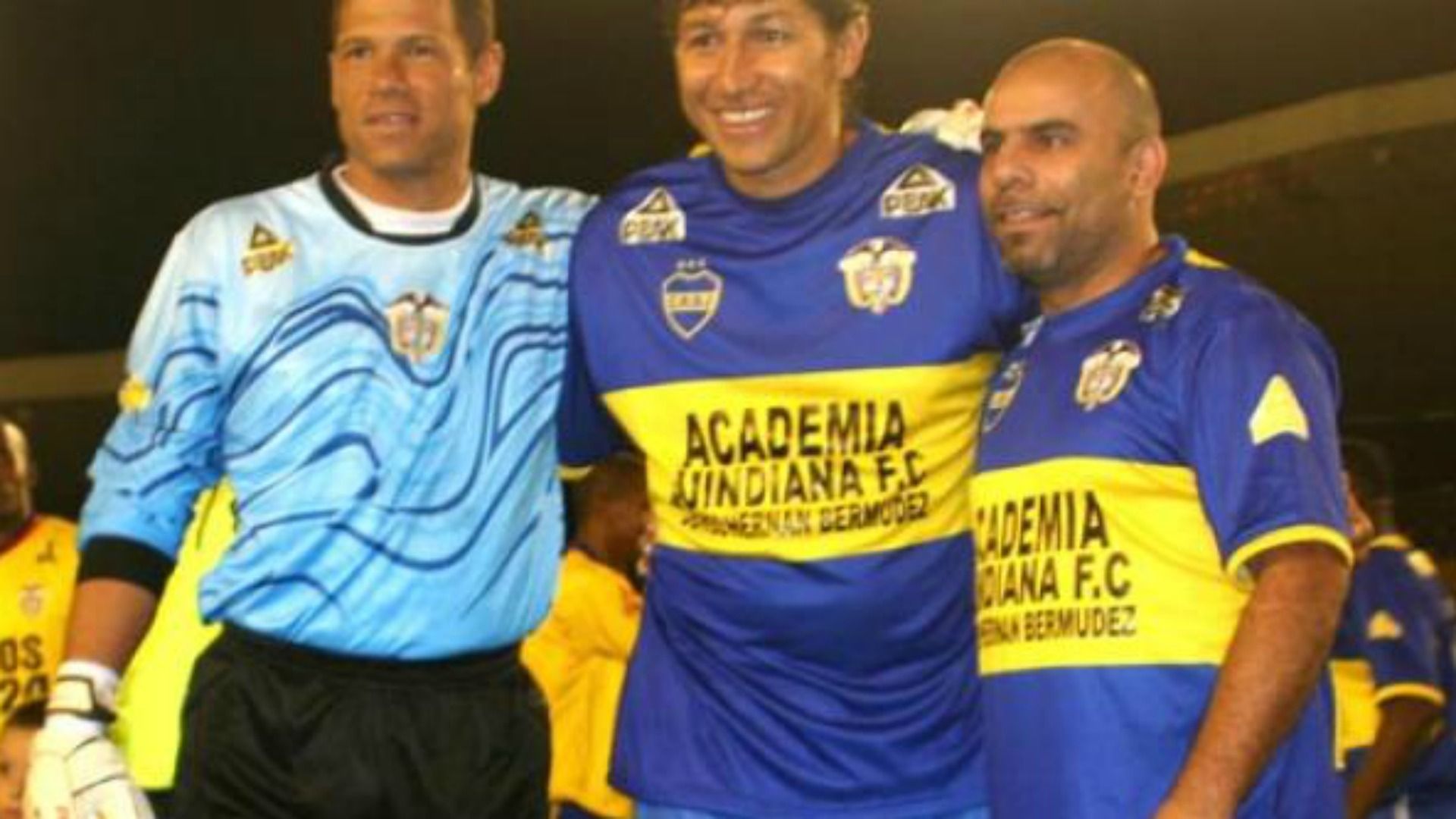 Oscar Córdoba, Jorge Bermúdez y Chicho Serna