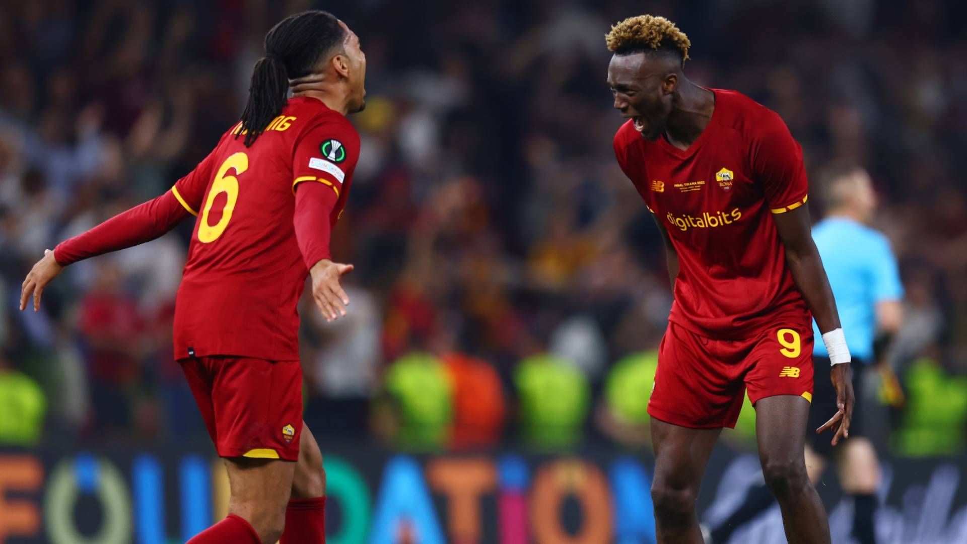 Chris Smalling Tammy Abraham AS Rom