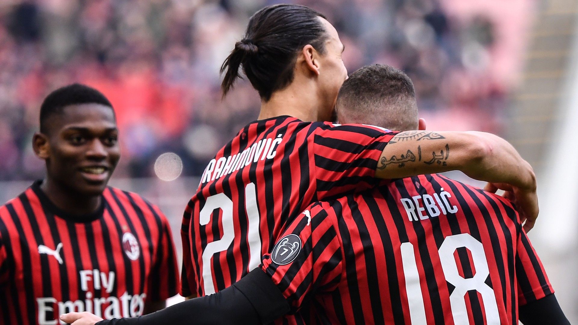 Ibrahimovic Rebic - Milan Udinese