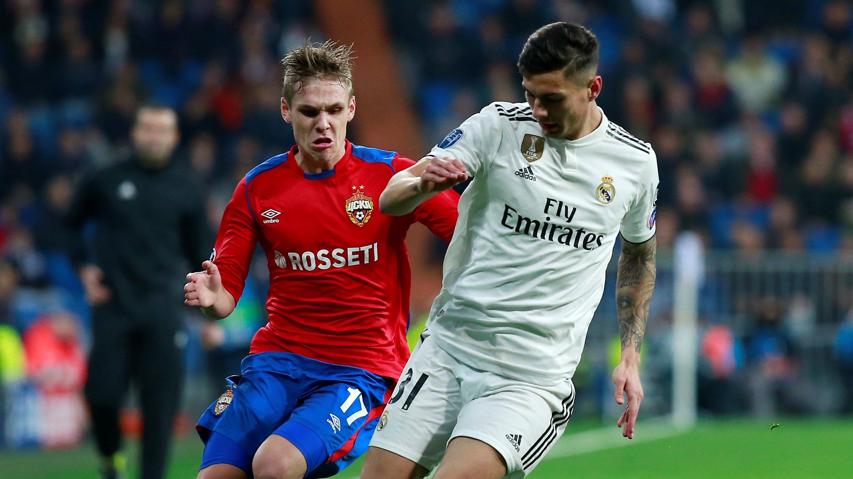 Javier Sanchez Arnor Sigurdsson Real Madrid CSKA UCL 12122018