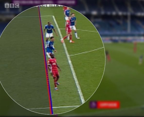 사디오 마네 오프사이드 VAR 영상