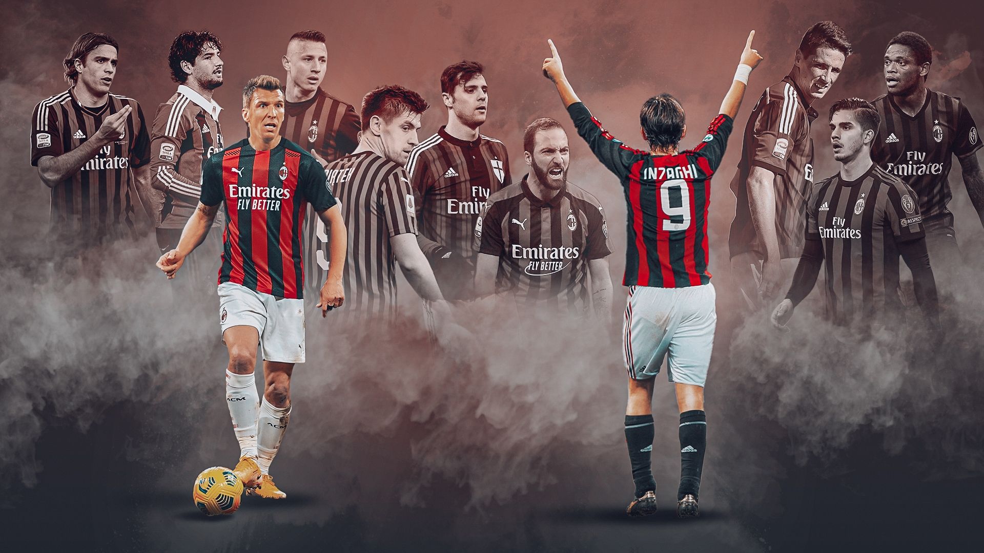 GFX Mandzukic numeri 9 Milan