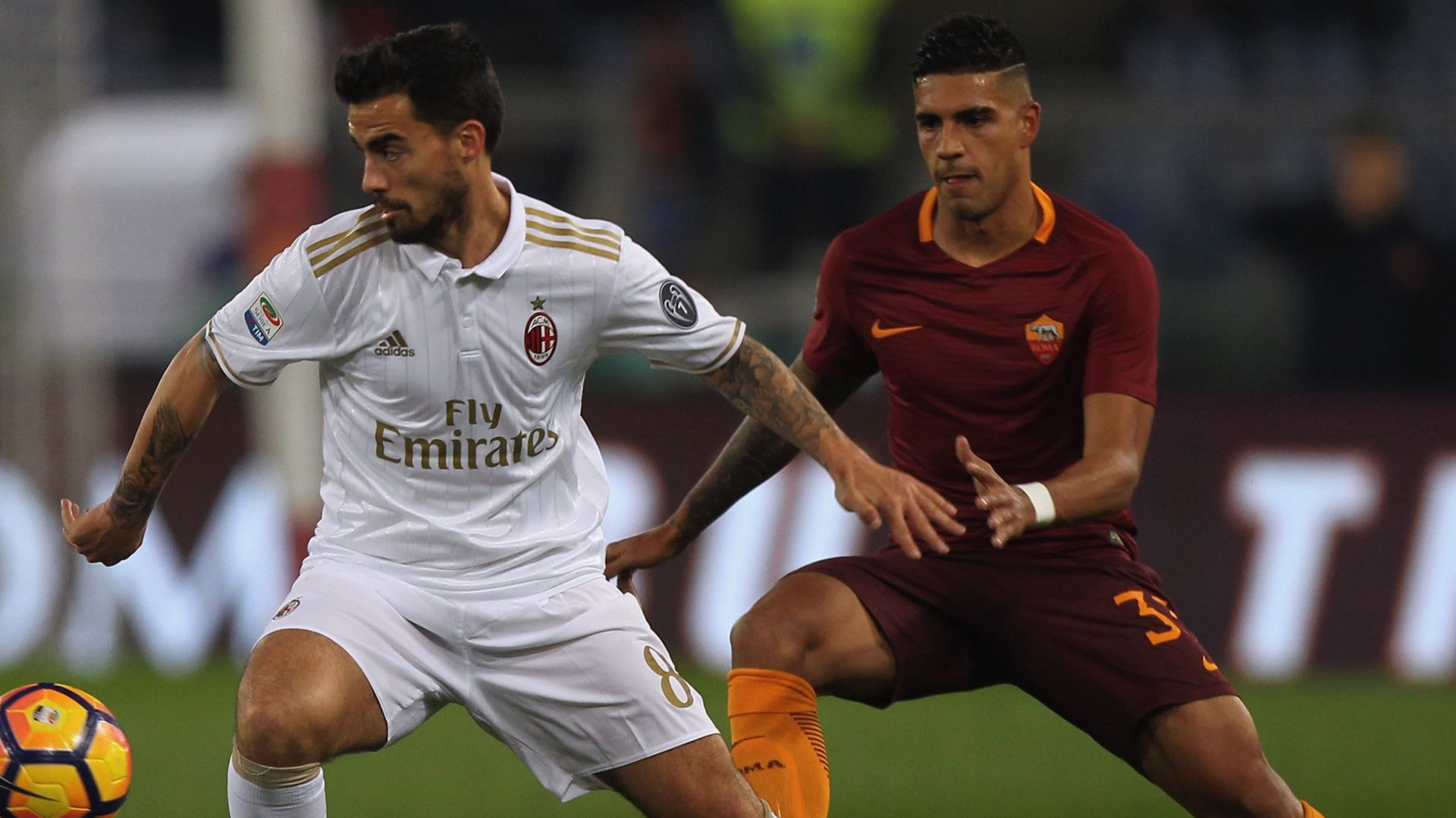 Suso De Rossi Roma Milan Serie A