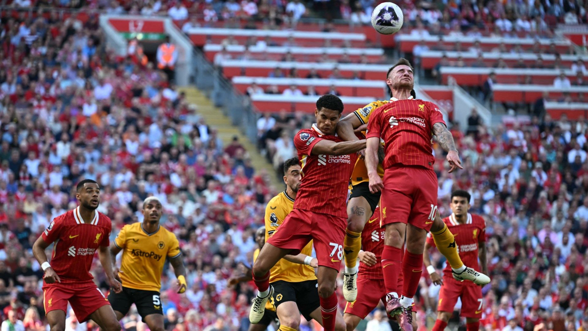 Alexis Mac Allister Liverpool Wolves 2023-24 Premier League 