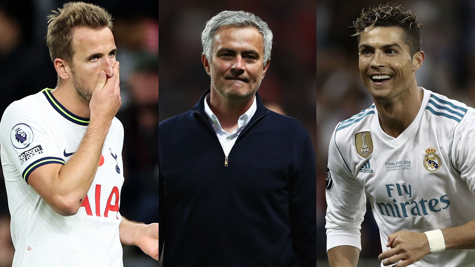 Harry Kane Jose Mourinho Cristiano Ronaldo