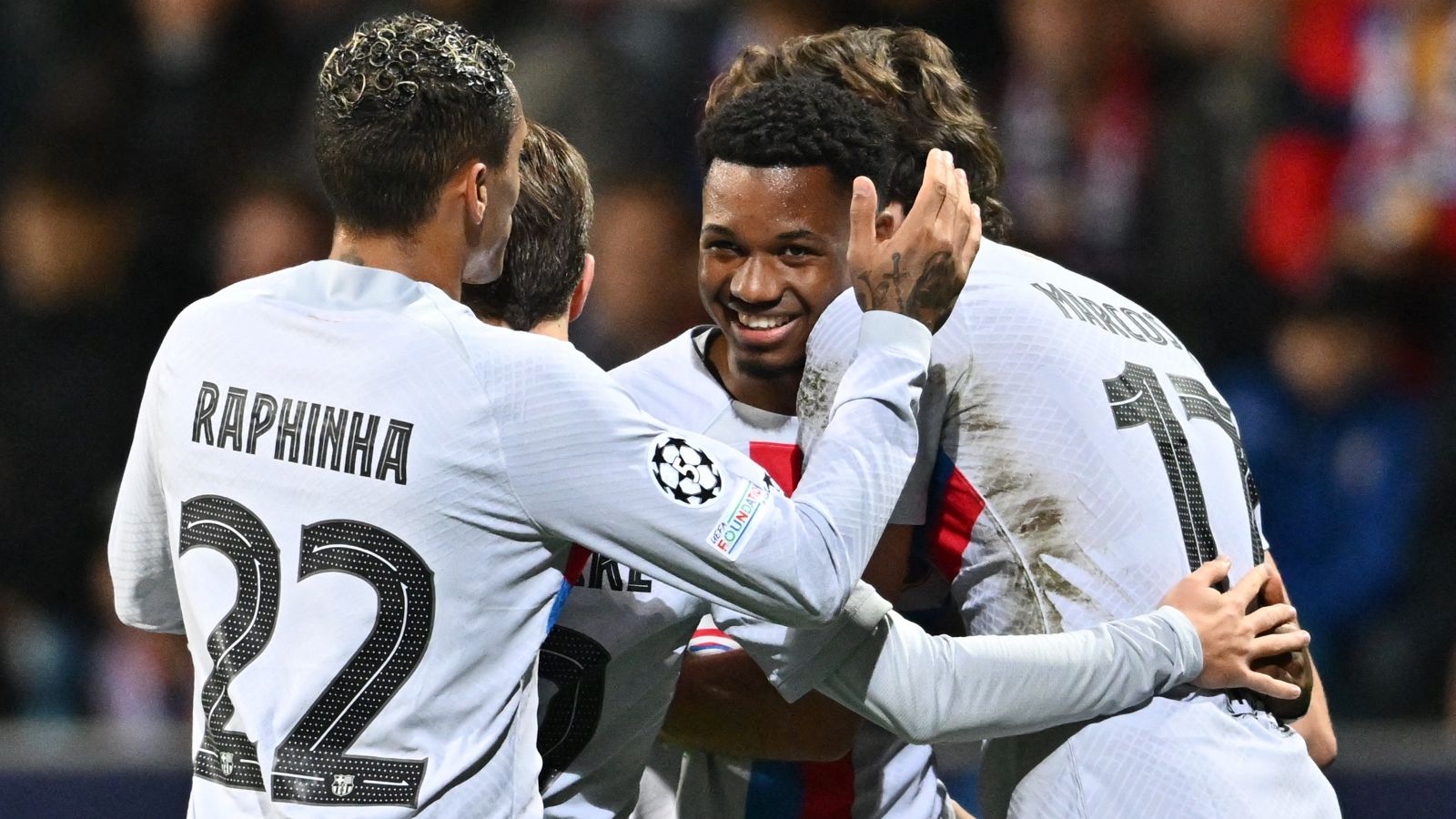 Ansu Fati Viktoria Plzen Barcelona Champions League 2022-23