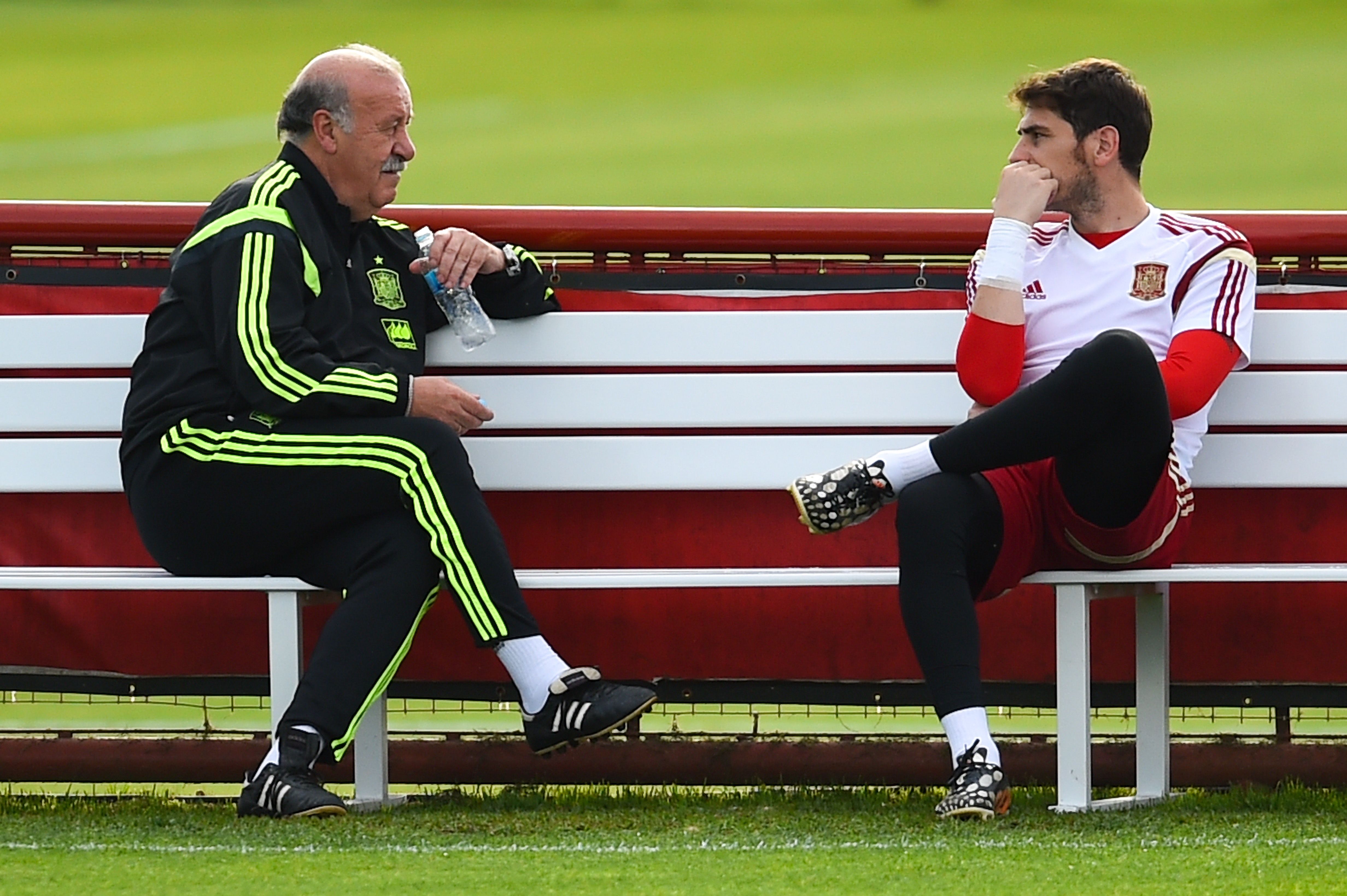 Vicente del Bosque Iker Casillas
