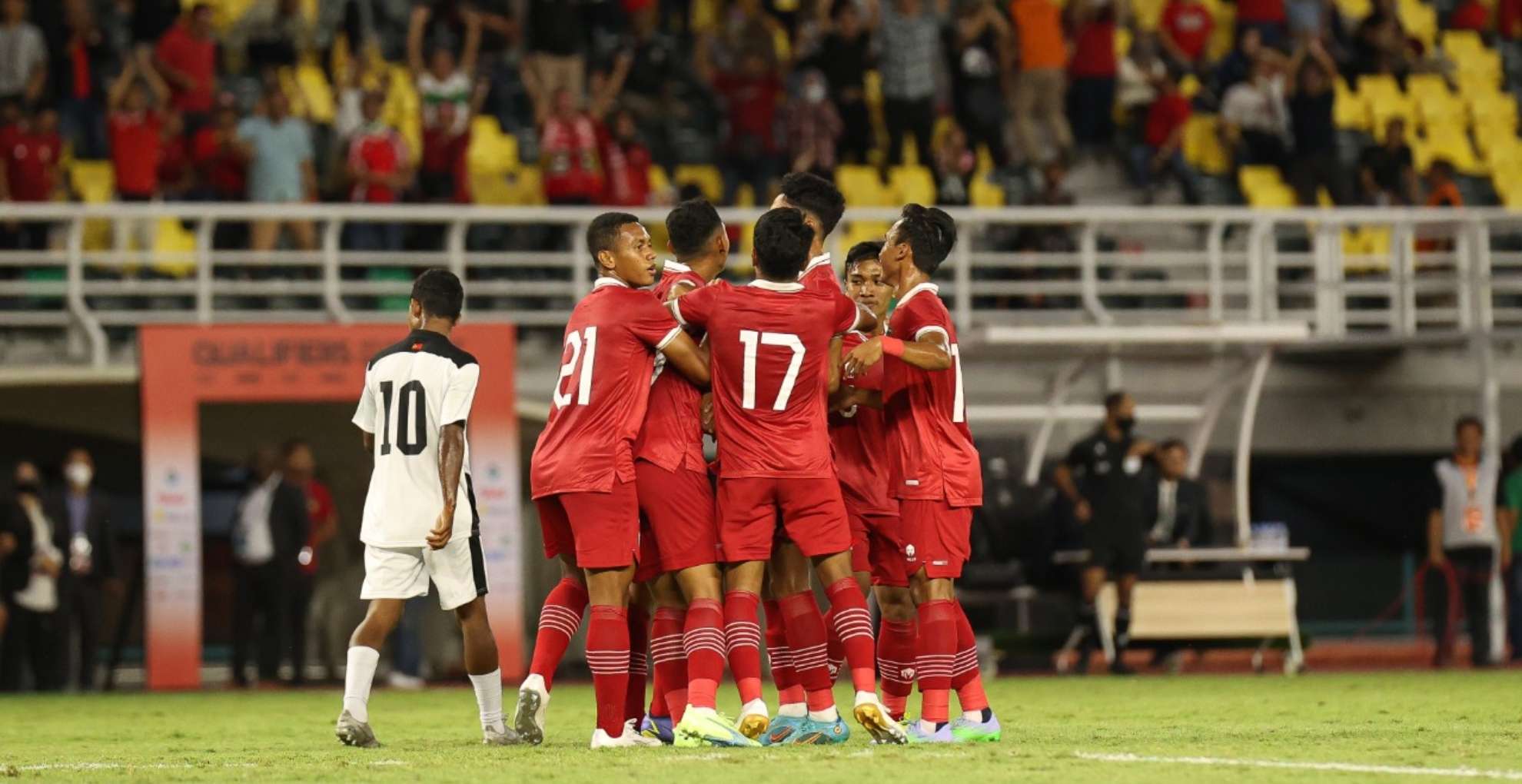 Selebrasi Timnas Indonesia U-19 (Kualifikasi Piala Asia U-20 2023)