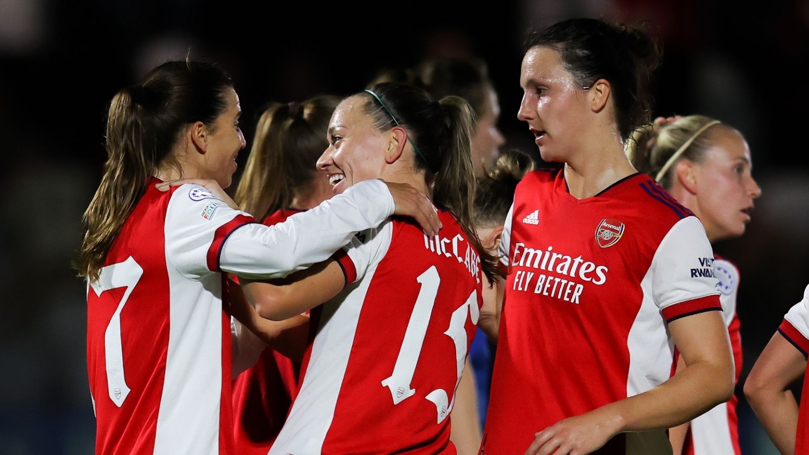 Tobin Heath Katie McCabe Arsenal Women 2021-22