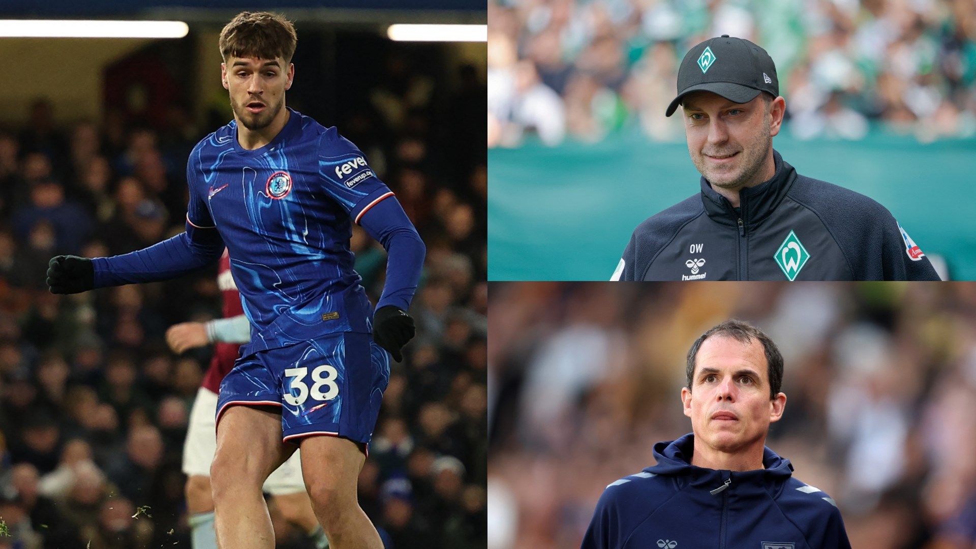 Marc Guiu, Ole Werner and Regis le Bris