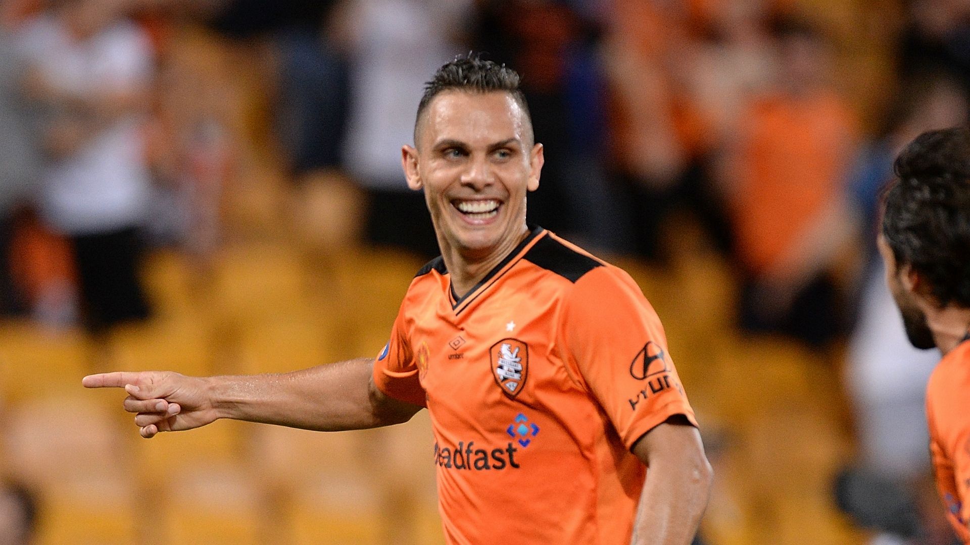 Jade North Brisbane Roar v Newcastle Jets A-league 12022016