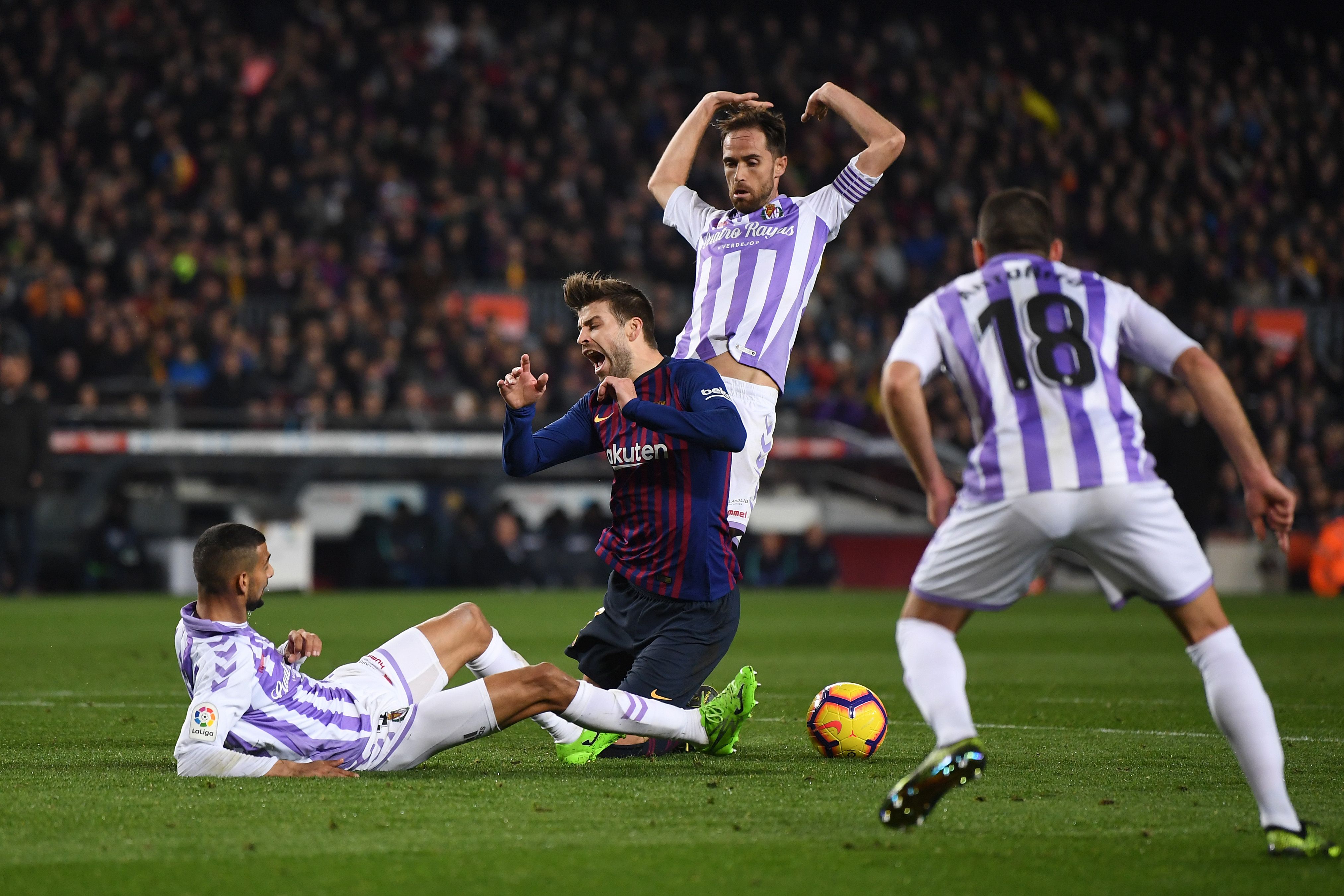 PIQUE BARCELONA VALLADOLID LALIGA