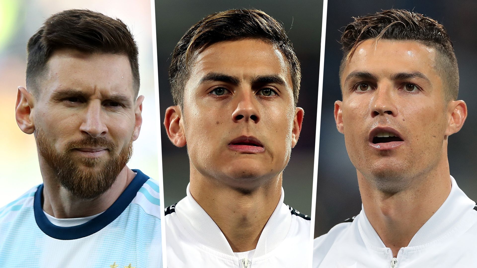 Lionel Messi Paulo Dybala Cristiano Ronaldo