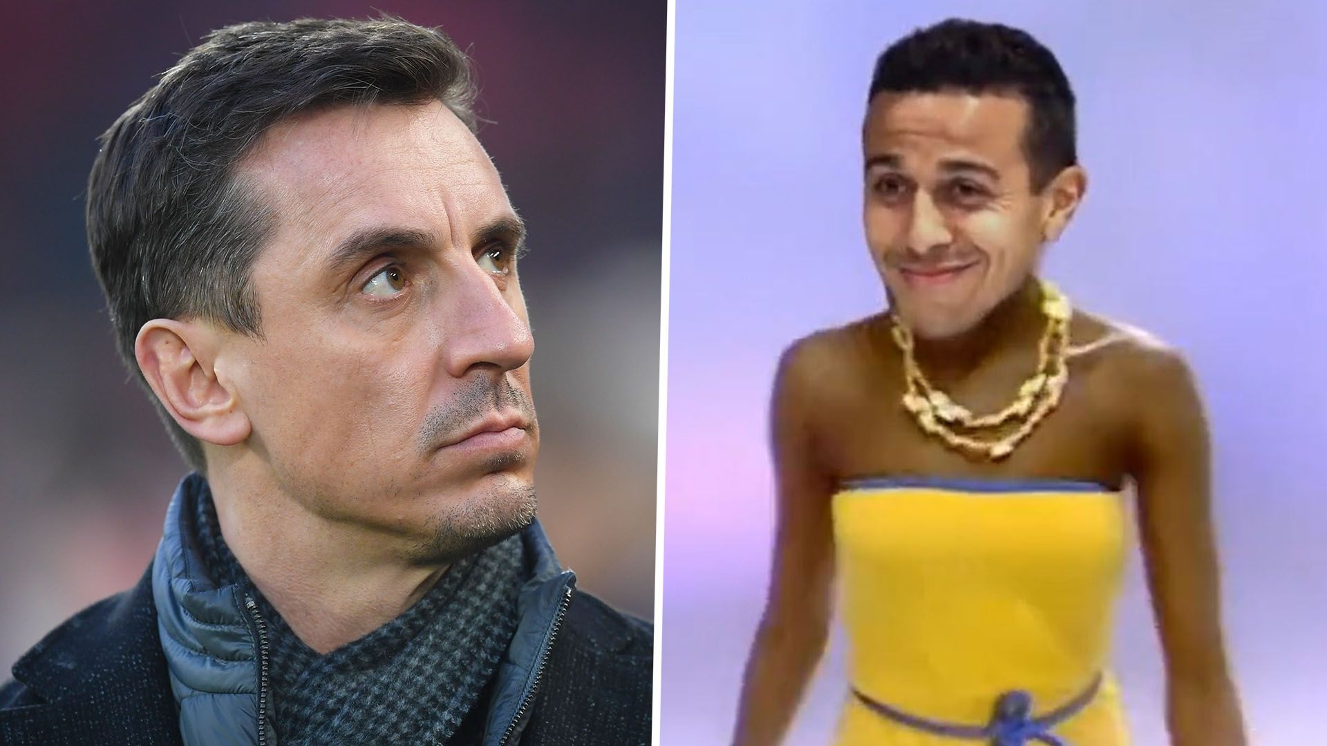 Gary Neville Thiago Alcantara