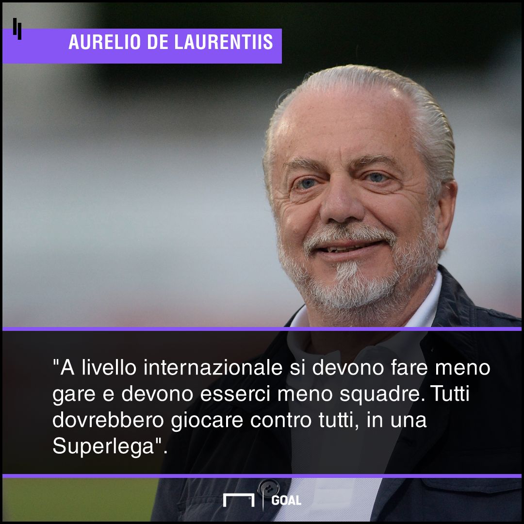De Laurentiis sulla Superlega PS ita
