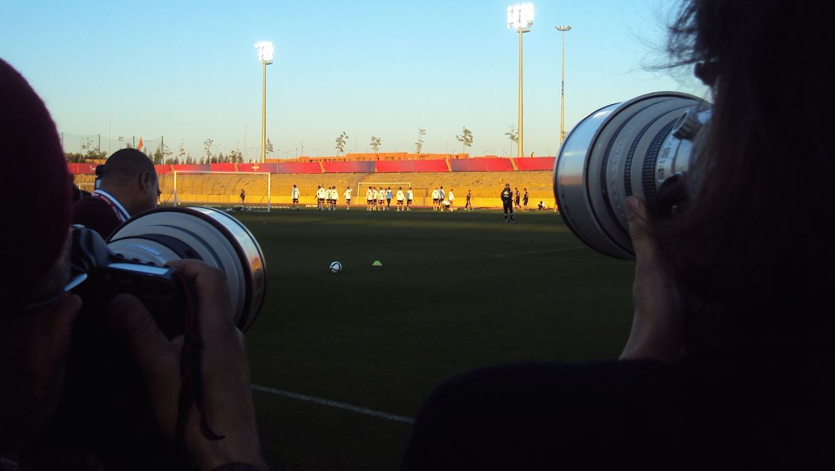 Real Madrid training, the Club World Cup in 2014, Morocco, Marrakech