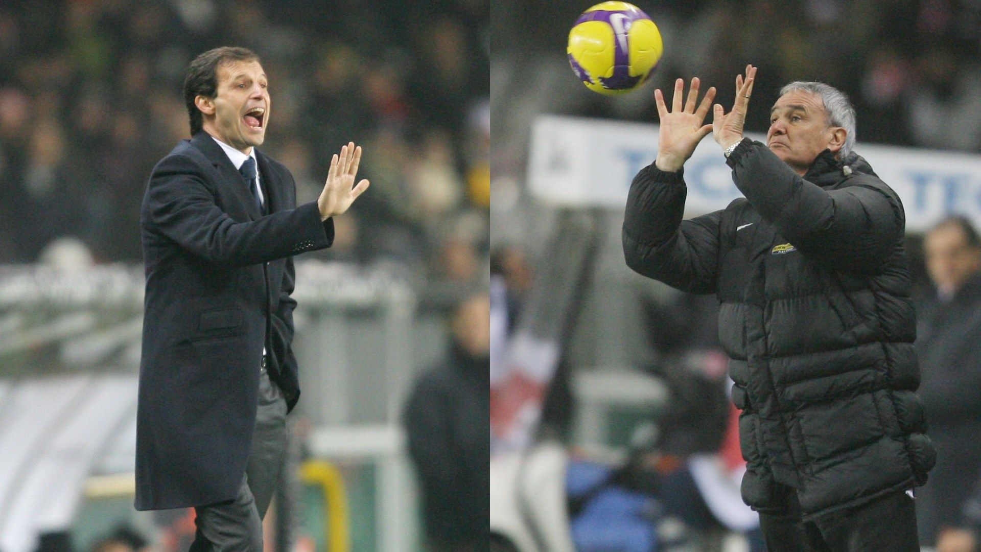 Allegri Ranieri Juventus Cagliari