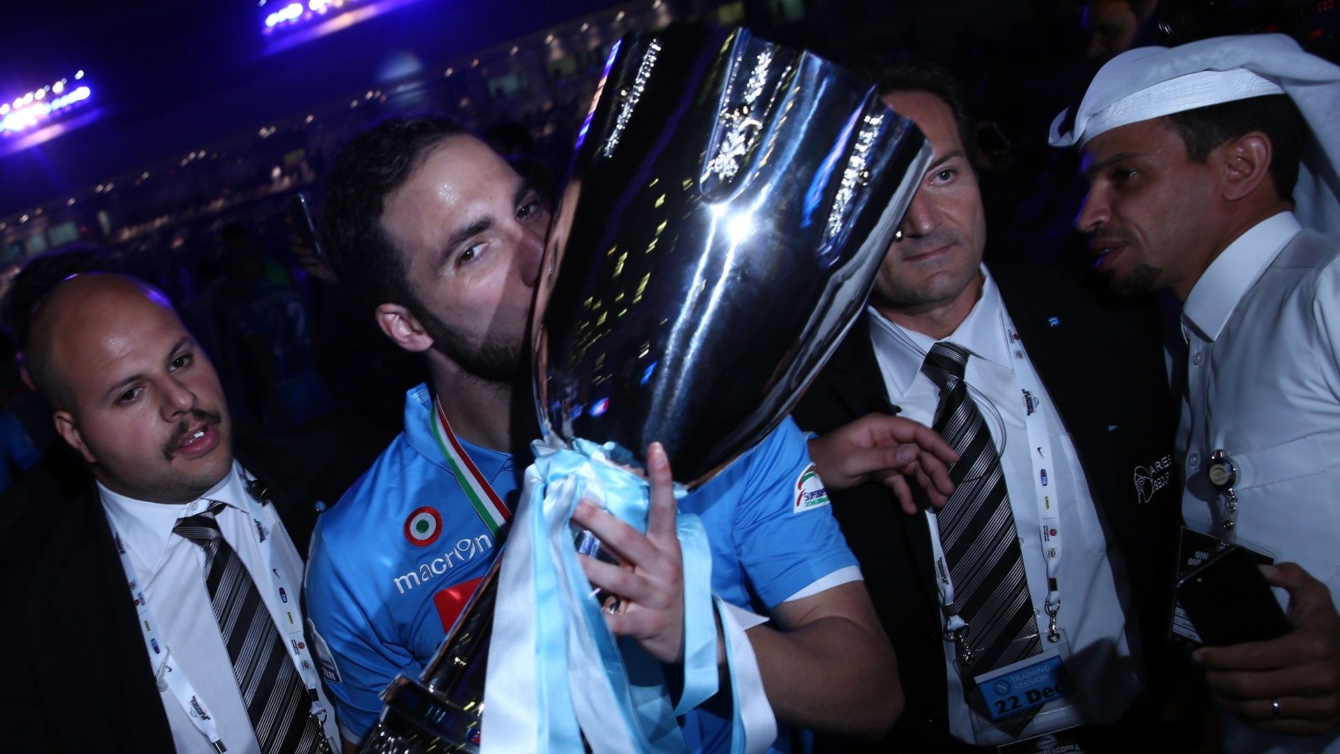 Gonzalo Higuain Napoli Italian Supercup 2014