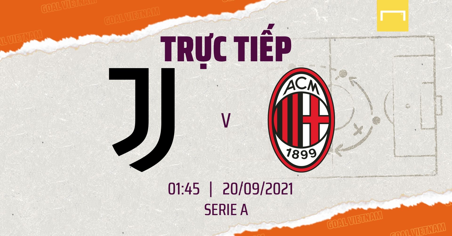 Live Juventus vs AC Milan 2021/22 Serie A GFX