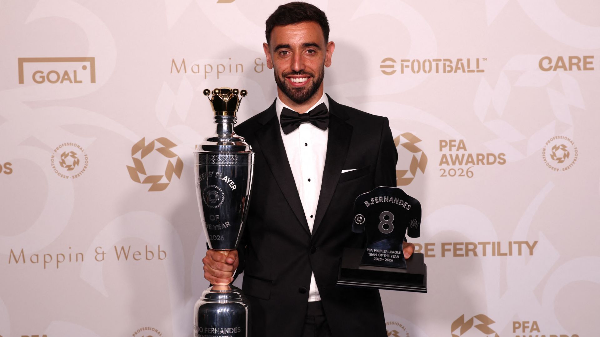 Bruno Fernandes PFA Player of the Year 2026