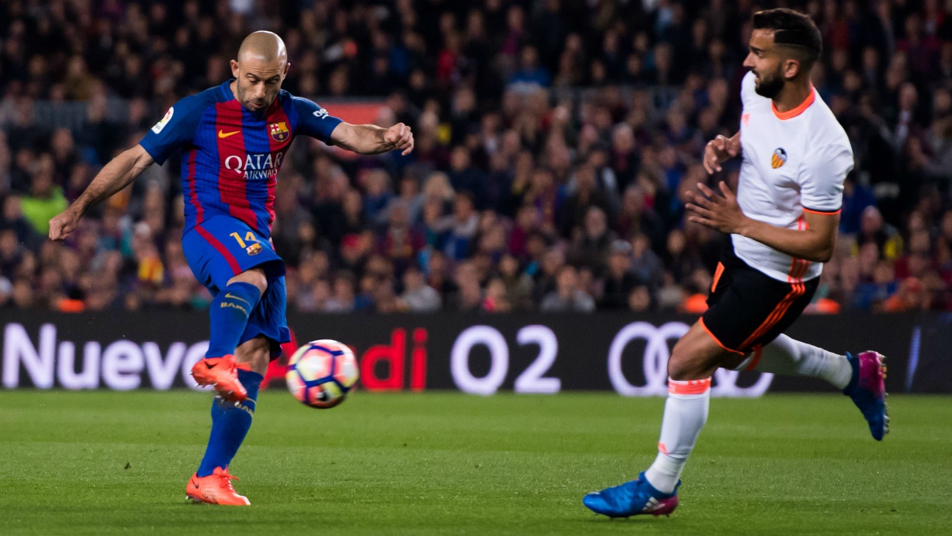 Javier Mascherano Martin Montoya Barcelona Valencia La Lig